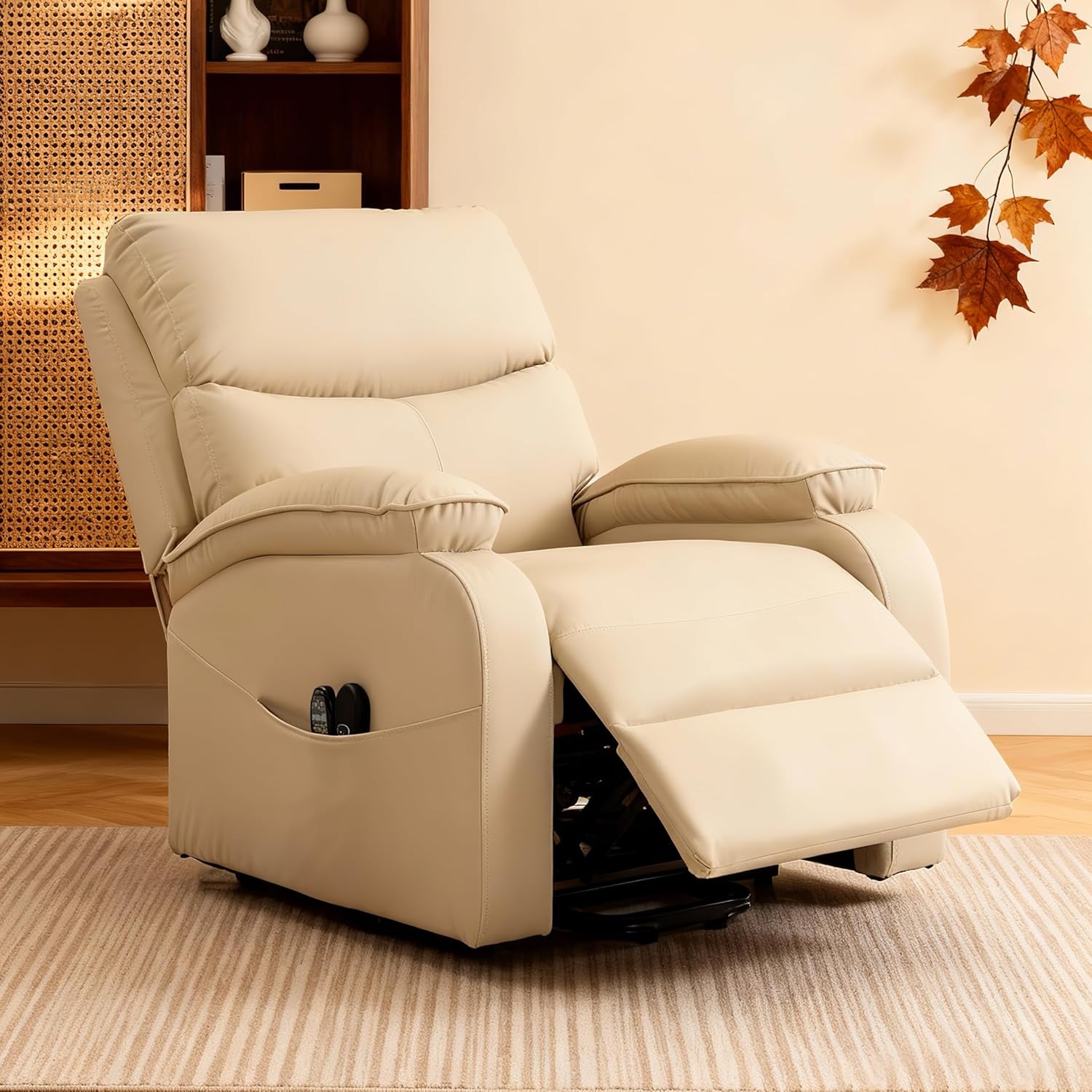 Rocking Chair Nursery - 360° Swivel Rocking Massage Recliner Chair