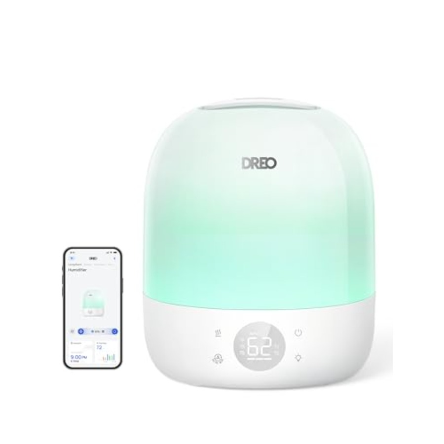 Humidifier Nursery Quiet - Smart Humidifier For Bedroom And Nursery