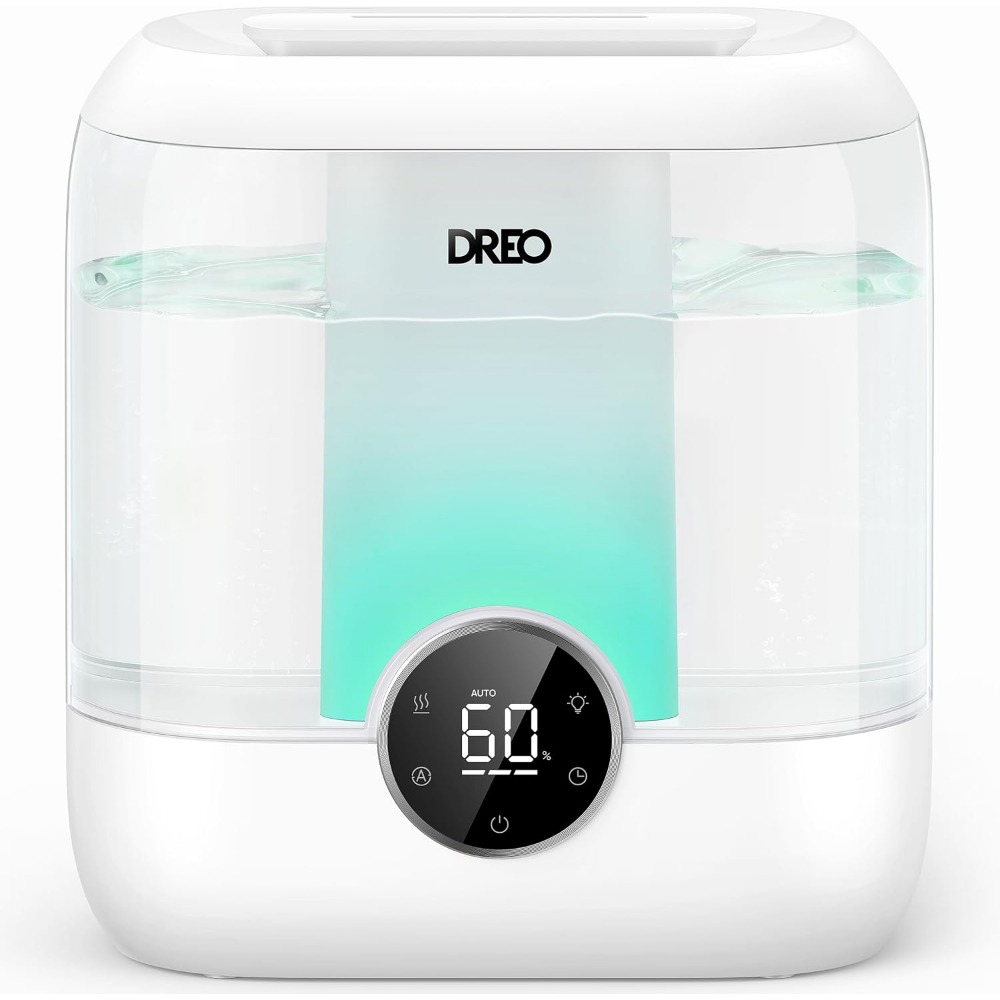Humidifier Nursery Quiet - 6L Humidifiers Bedroom 60H Runtime Quiet