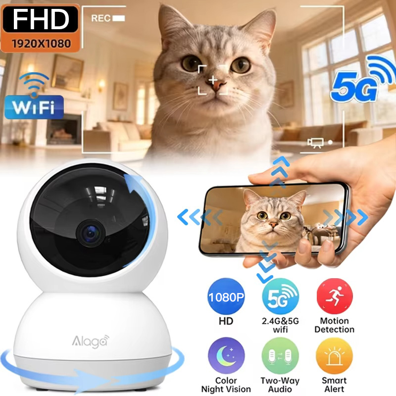 Baby Nursery Camera - Smart WiFi Security Camera Dual Band