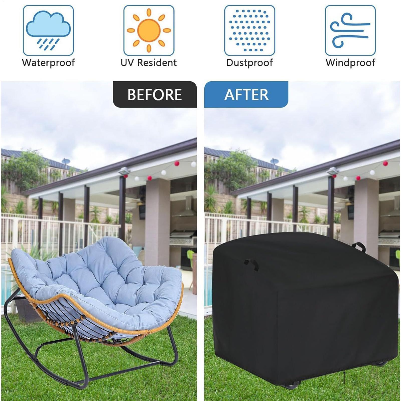 Rocking Chair Nursery - Rocking Chair Covers Waterproof Protective Wrap