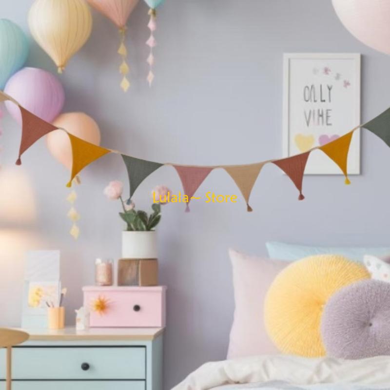 Baby Nursery Bunting - Y4QA Easy Hanging Bunting Garland Vintage