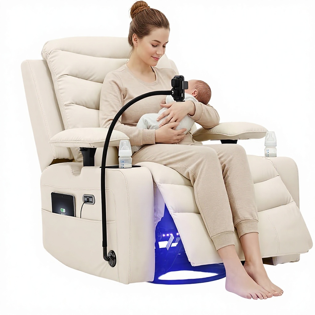 Rocking Chair Nursery - Power Glider Recliner Nursery Chair Oversized