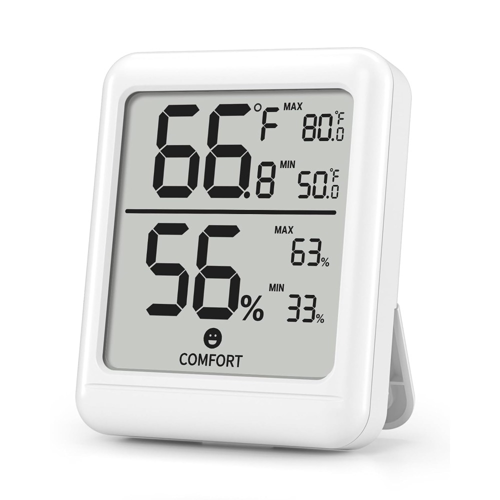 Baby Nursery Temperature - Digital Hygrometer Indoor Thermometer with Large