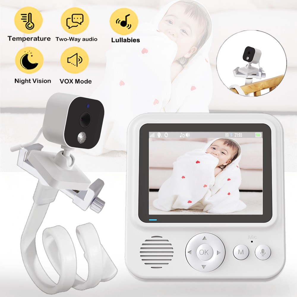Baby Nursery Camera - 2.8 Inch Video Baby Monitor Wireless