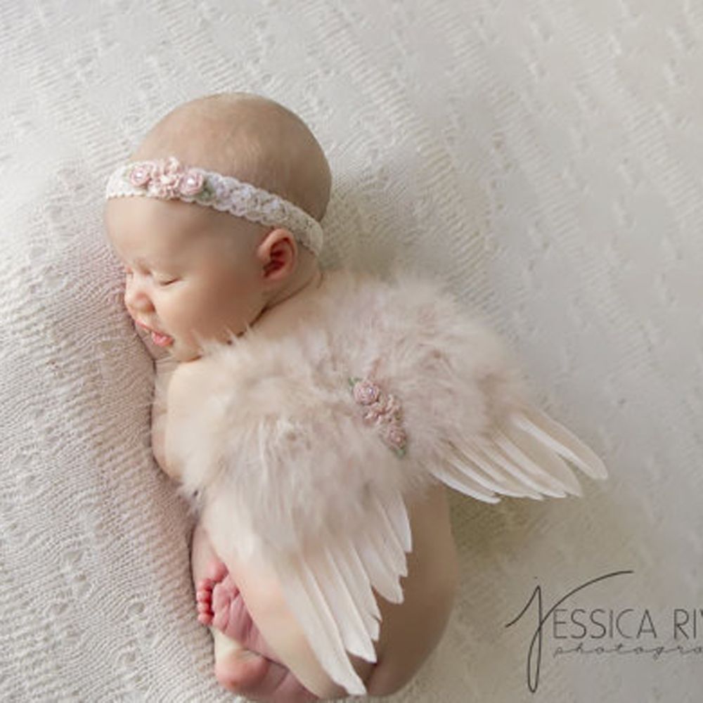 Baby Nursery Set - 2pcs/set Cute Newborn Angel Feather Wings