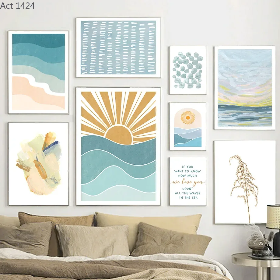 Baby Nursery Ocean - Sunrise Sunset Beach Ocean Quotes Wall