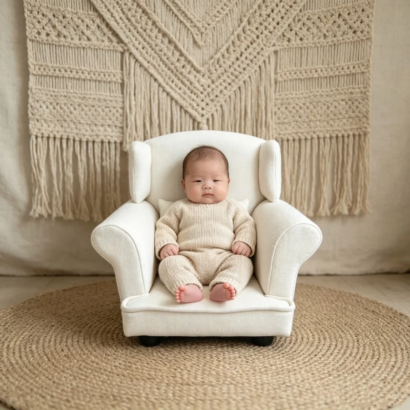 Baby Nursery Bed - Baby Photoshoot Sofa Chair Bed Newborn