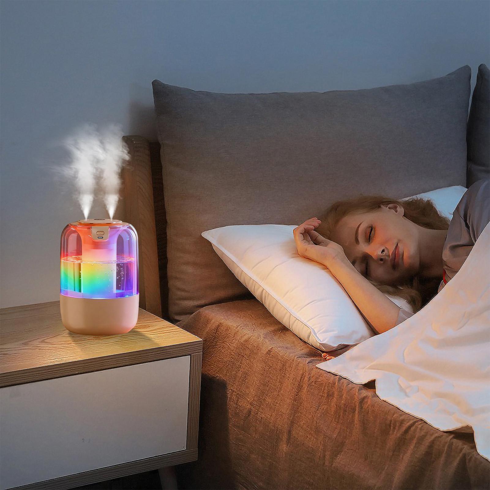 Humidifier Nursery Quiet - Bedroom Humidifier With Night Light Quiet