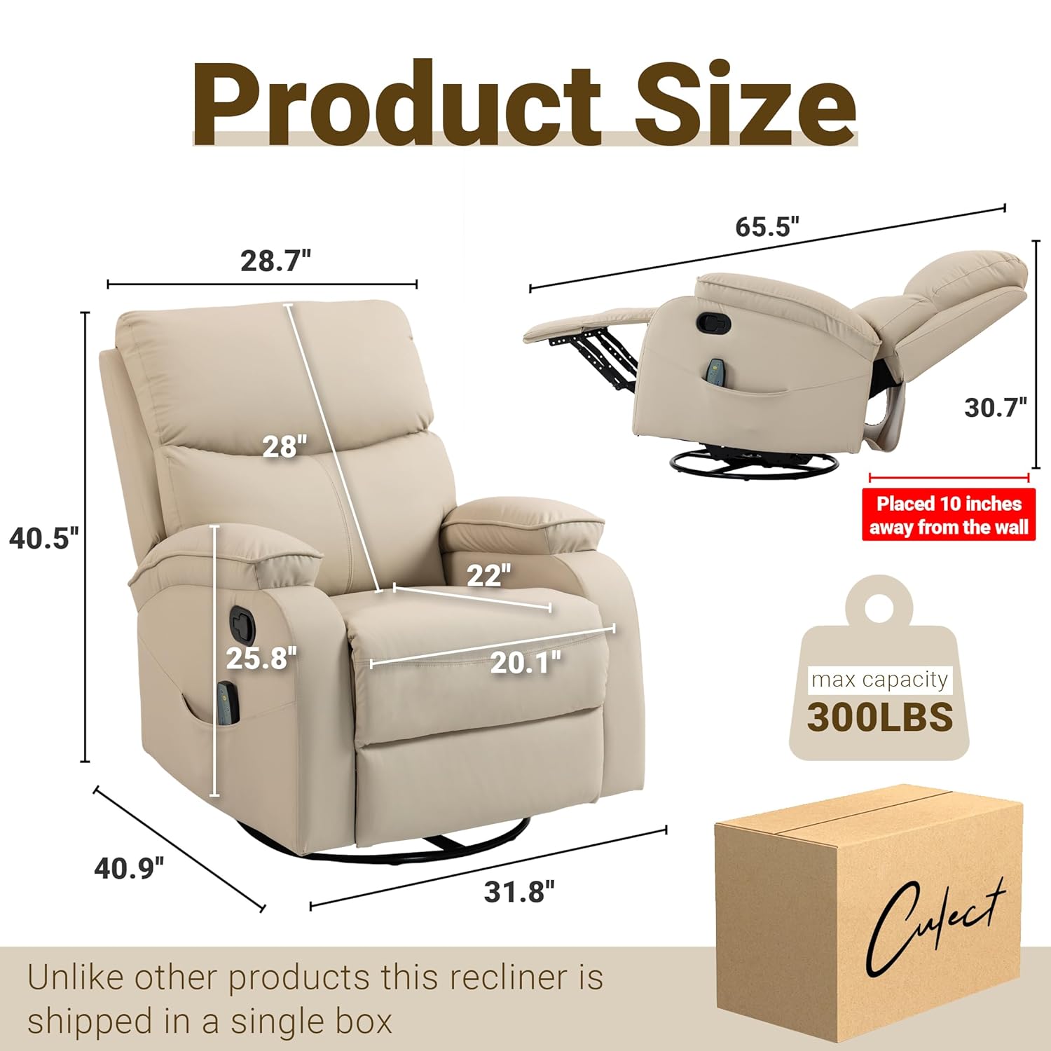 360° Swivel Rocking Massage Re - Rocking Chair Nursery review and price