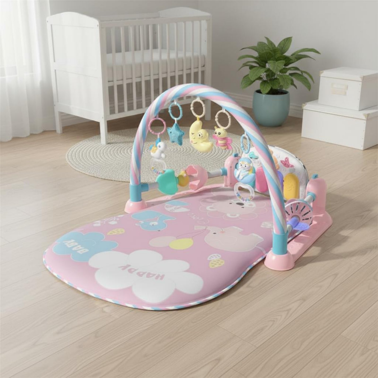 Baby Playpen with Piano Music  - Baby Nursery Bed review and price