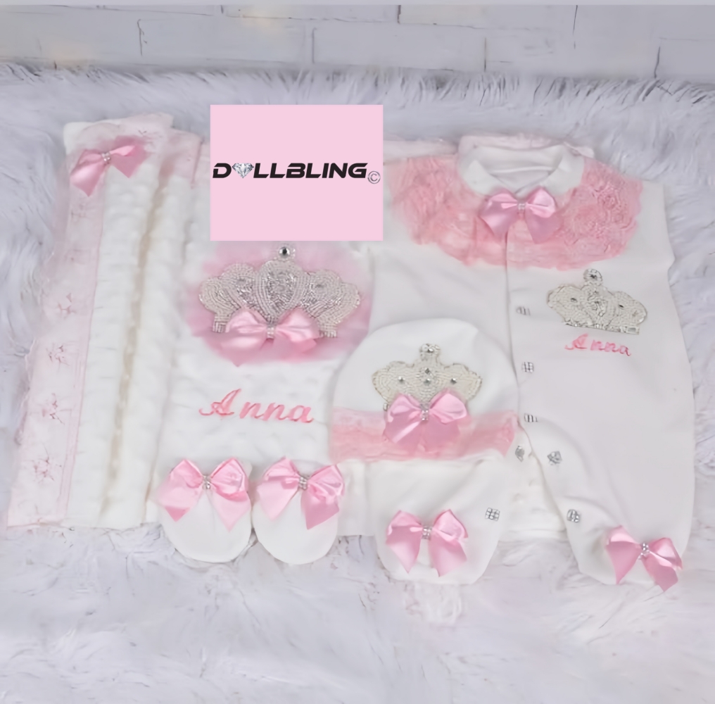 Dollbling Newborn Baby 4pcs+Sw - Baby Nursery Embroidery review and price
