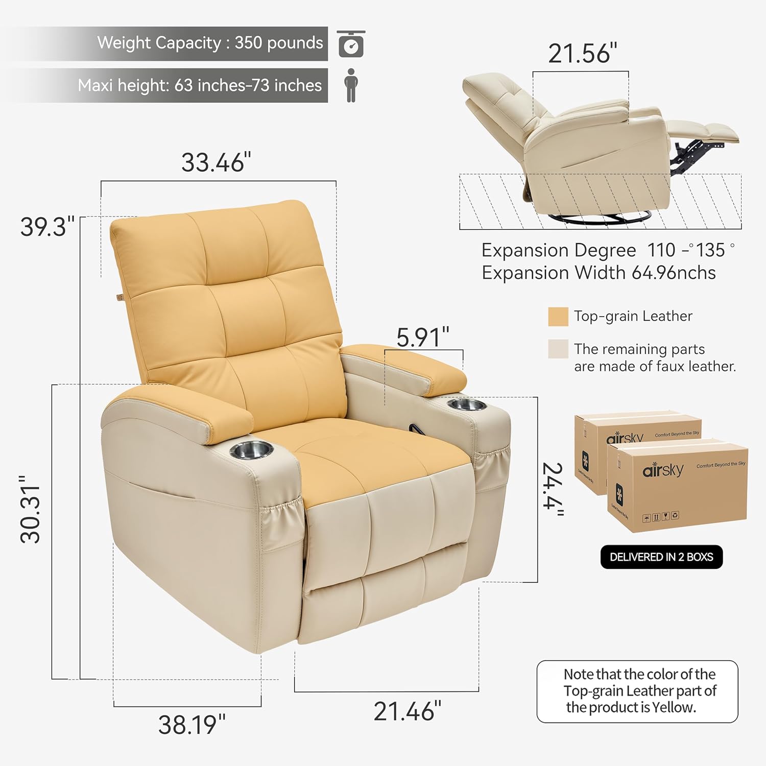 #Leather Recliner Chair, Swive - Rocking Chair Nursery review and price