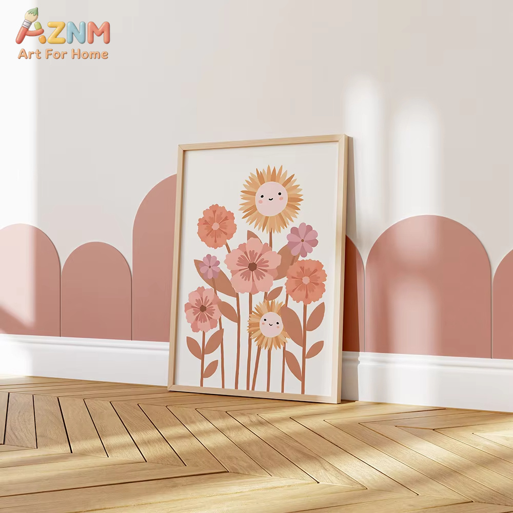 AZNM Boho Neutral Sun Flower R - Baby Nursery Neutral review and price