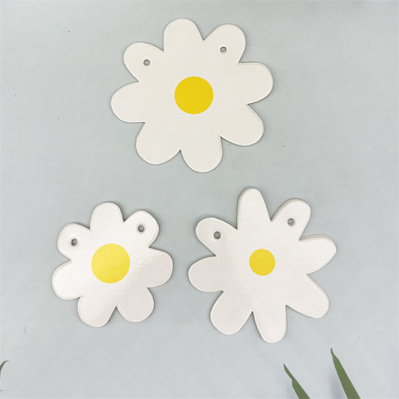 1Set White Daisy Flower Banner - Baby Nursery Bunting review and price