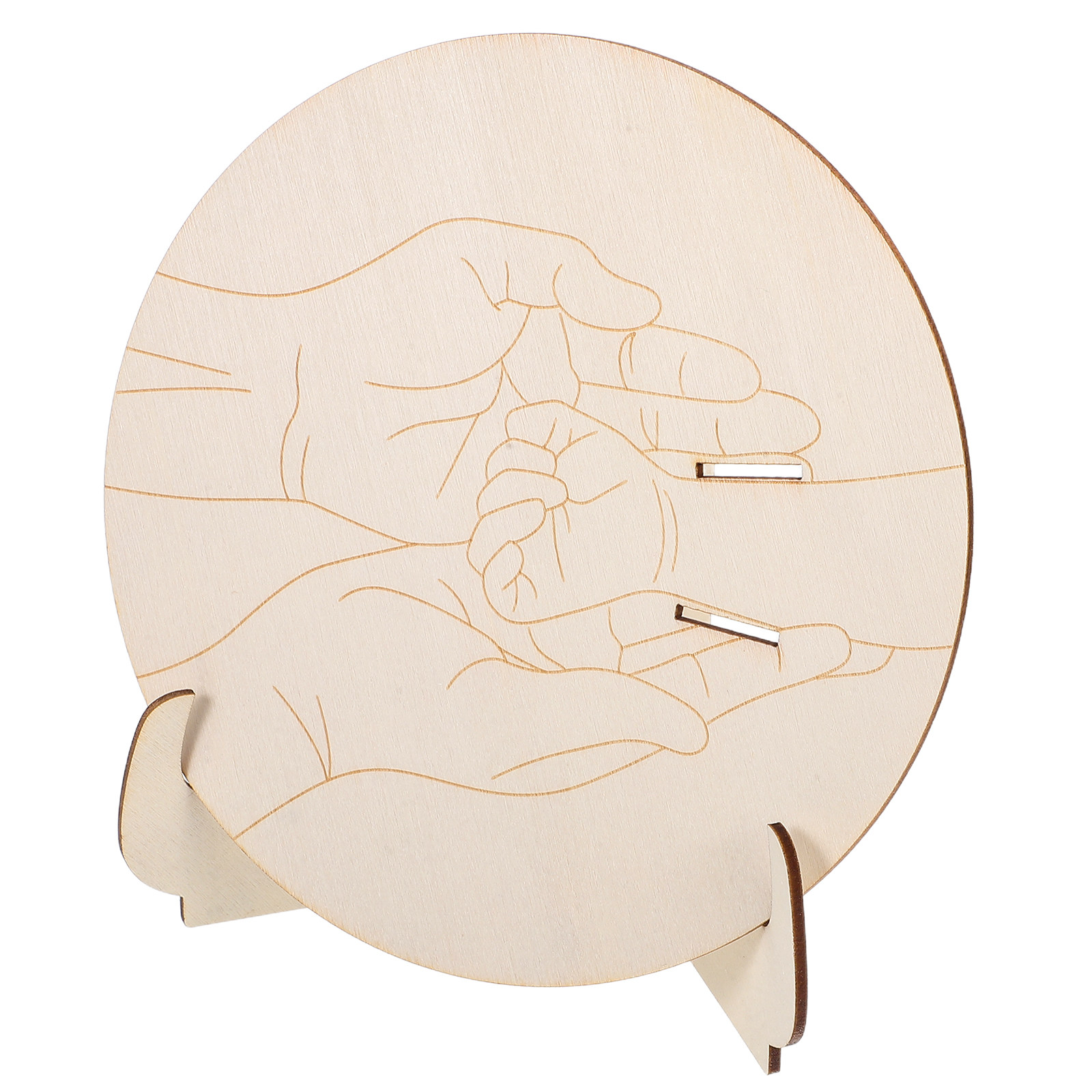 1Set Engraved Round Wooden Bab - Baby Nursery In Hospital review and price