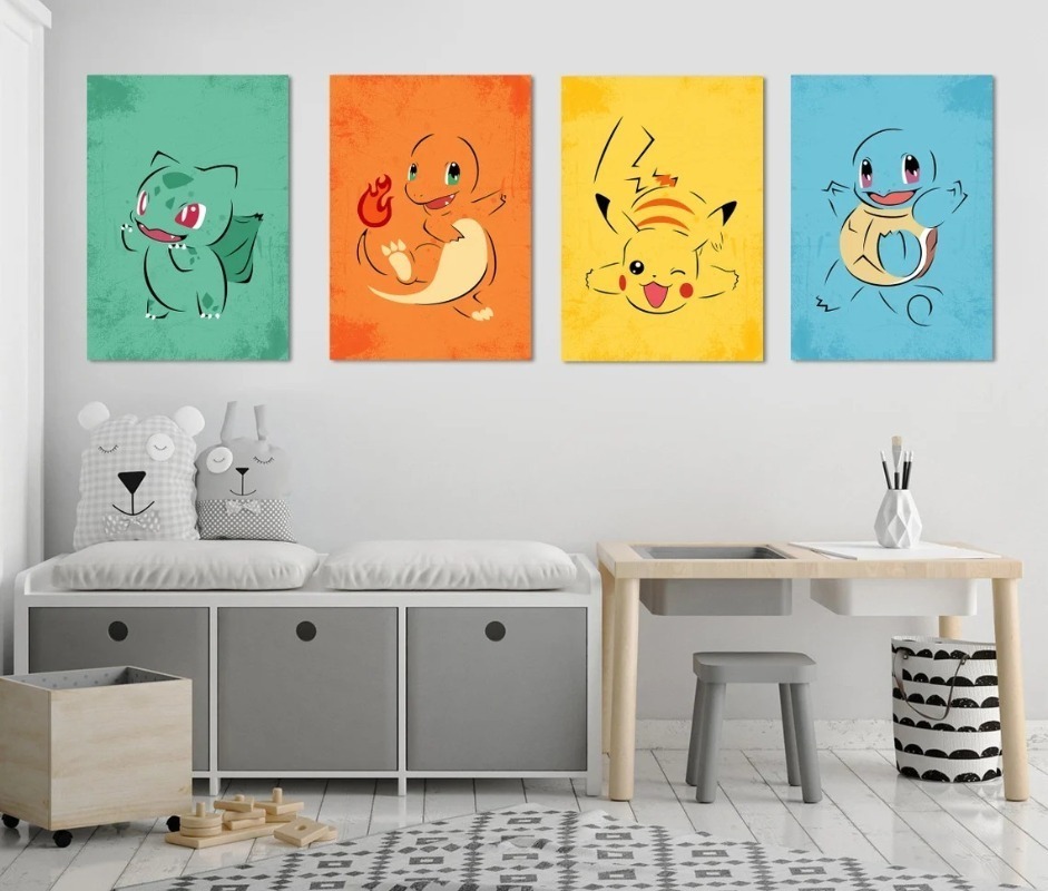 Cartoon Anime Poster Pokemon P - Baby Nursery Hanging Decor review and price