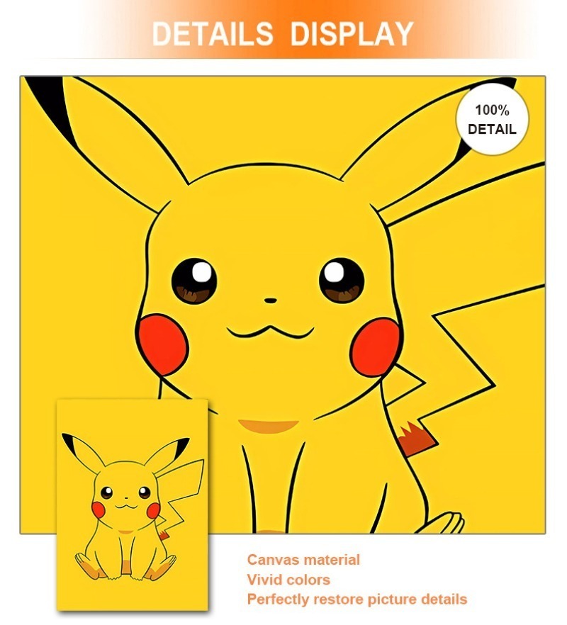 Cartoon Anime Poster Pokemon P - Baby Nursery Hanging Decor review and price