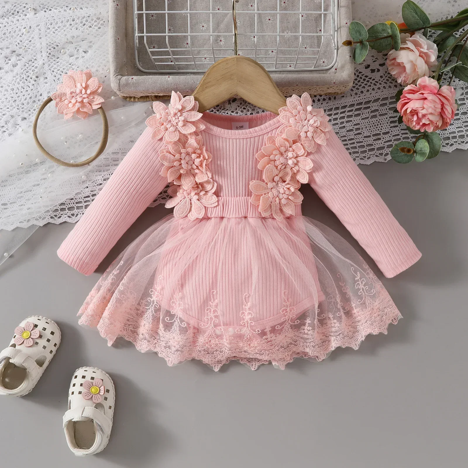 Newborn Romper Girls Dress Bab - Baby Nursery Embroidery review and price