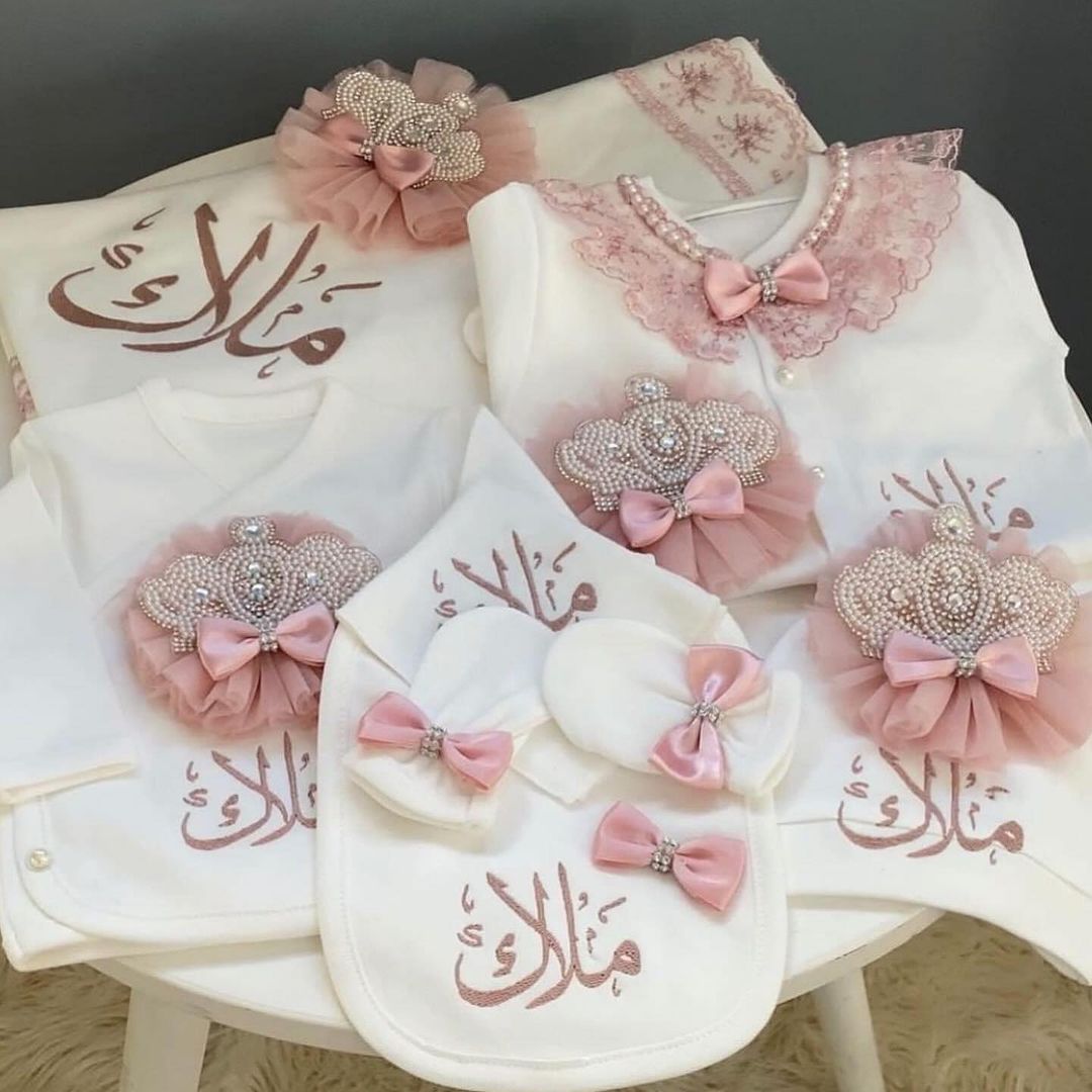 Dollbling 5pcs Newborn Welcome - Baby Nursery Embroidery review and price