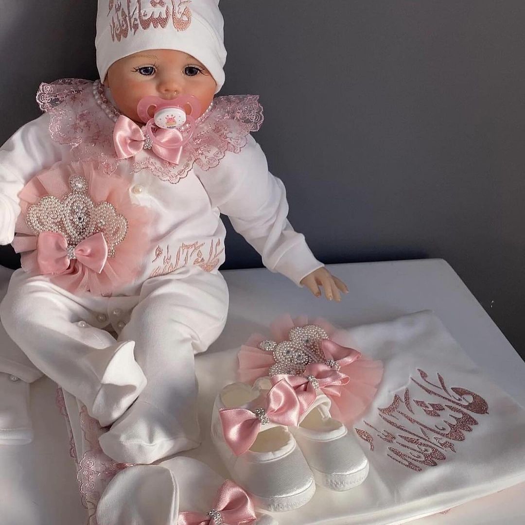 Dollbling 5pcs Newborn Welcome - Baby Nursery Embroidery review and price