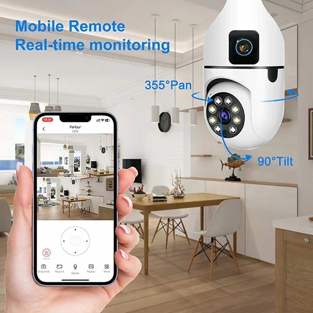 E27 Bulb Surveillance Security - Baby Nursery Camera review and price