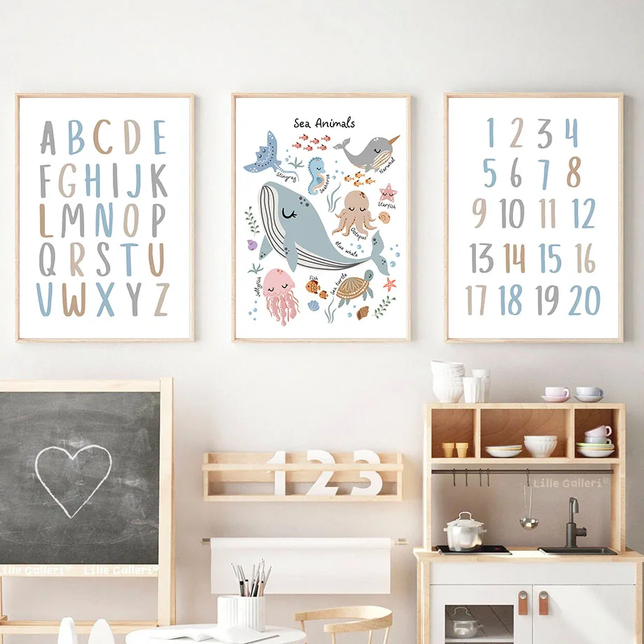 Unframe Ocean Animals Sea Turt - Baby Nursery Ocean review and price