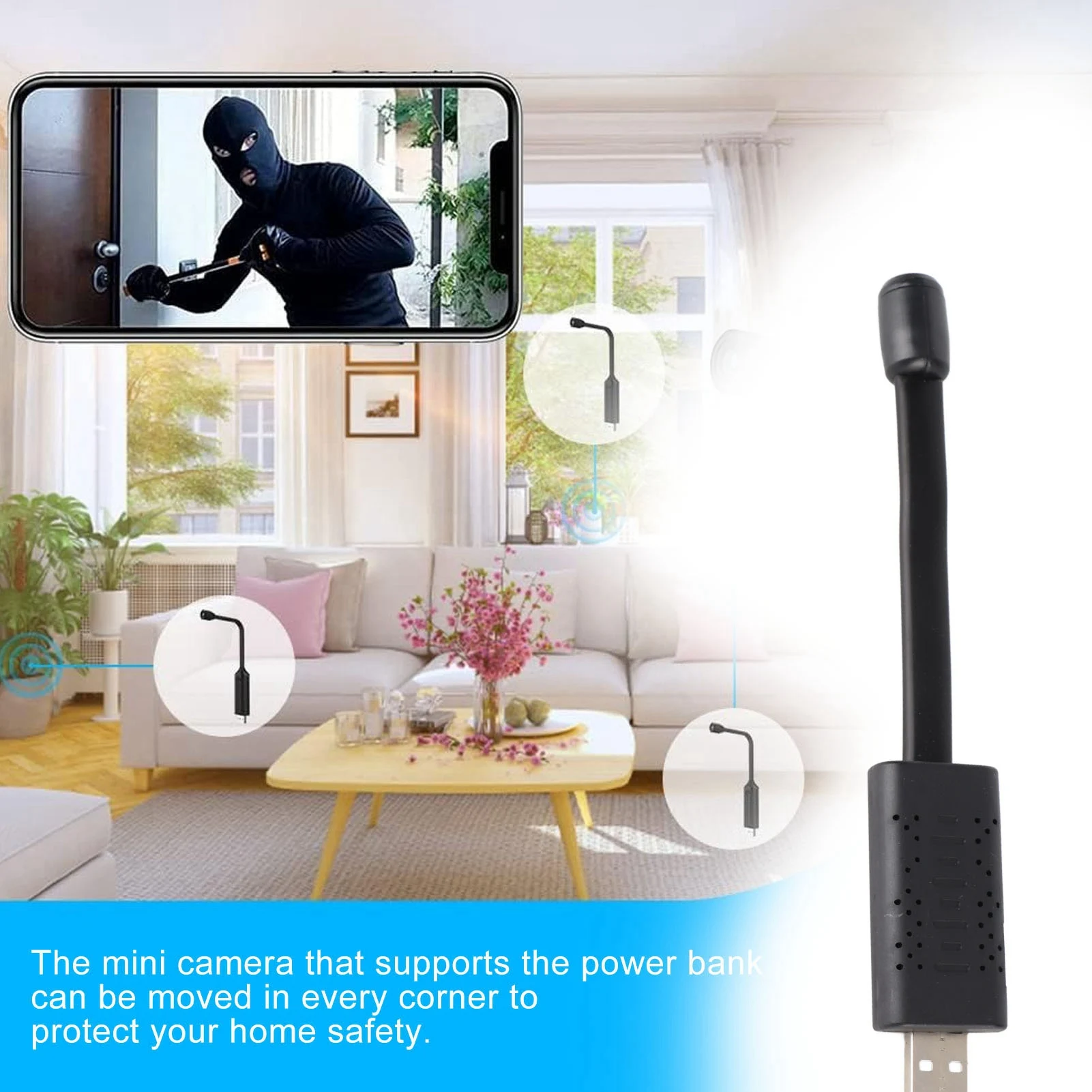 USB WiFi Security Camera 1080P - Baby Nursery Camera review and price