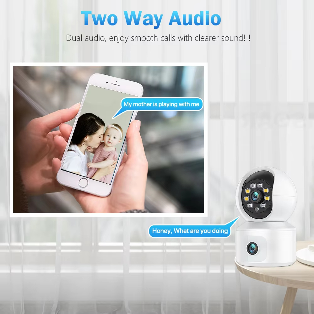 6MP iCsee WiFi IP Camera Dual  - Baby Nursery Camera review and price