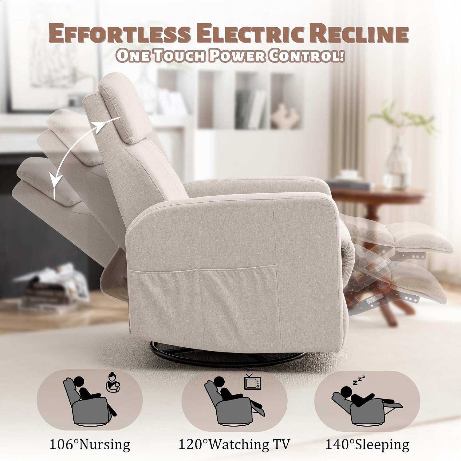 Power Recliner Chair for Adult - Rocking Chair Nursery review and price