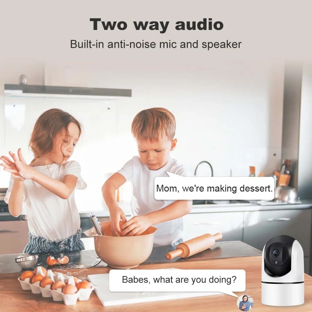 6MP WiFi Camera Tuya Smart Hom - Baby Nursery Camera review and price