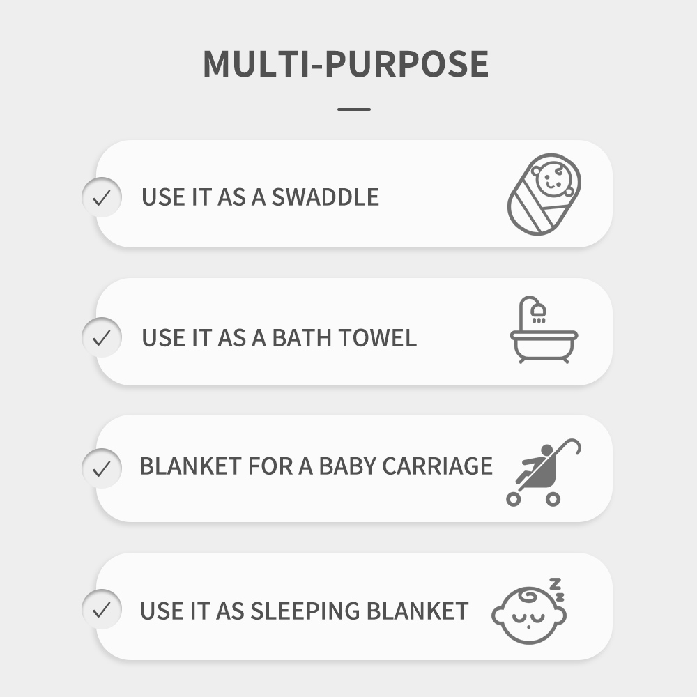 Happyflute 120x110cm Muslin Ba - Swaddle Blanket Muslin review and price