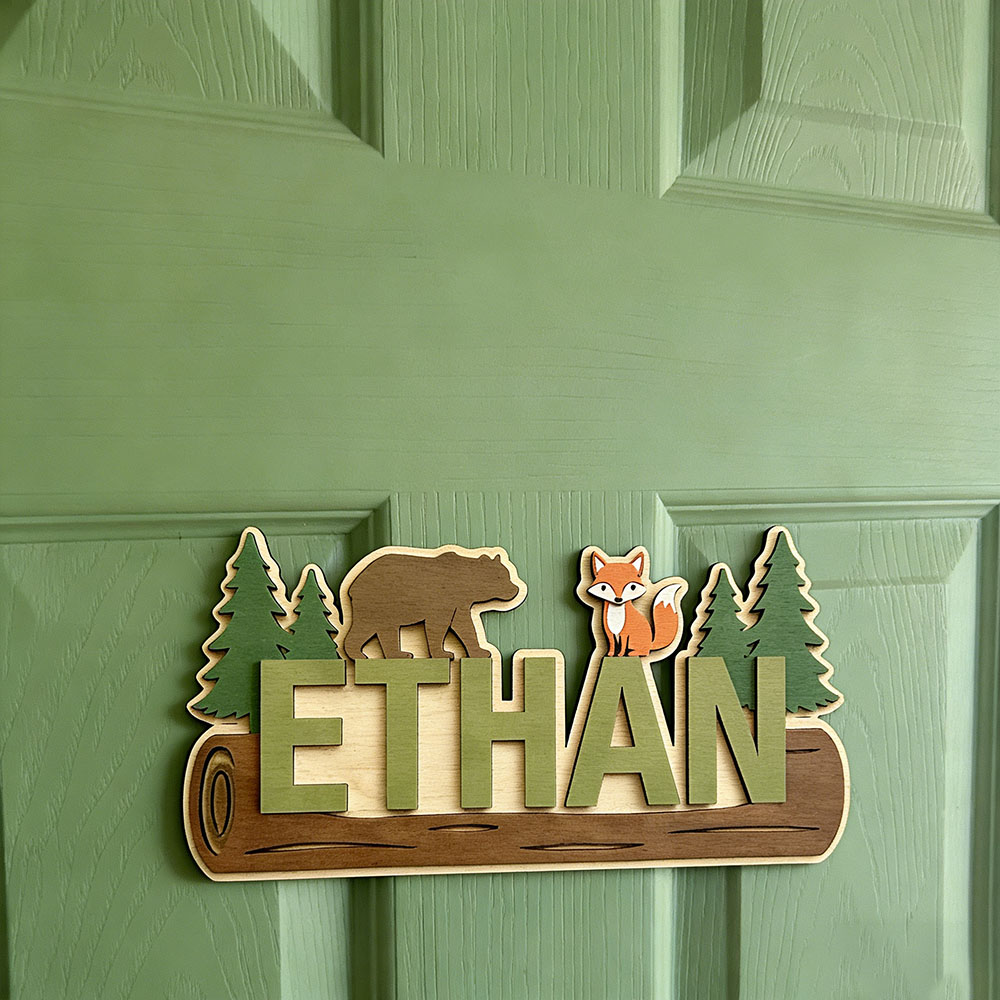 Woodland Forest Animal Persona - Baby Nursery Wall Decor review and price