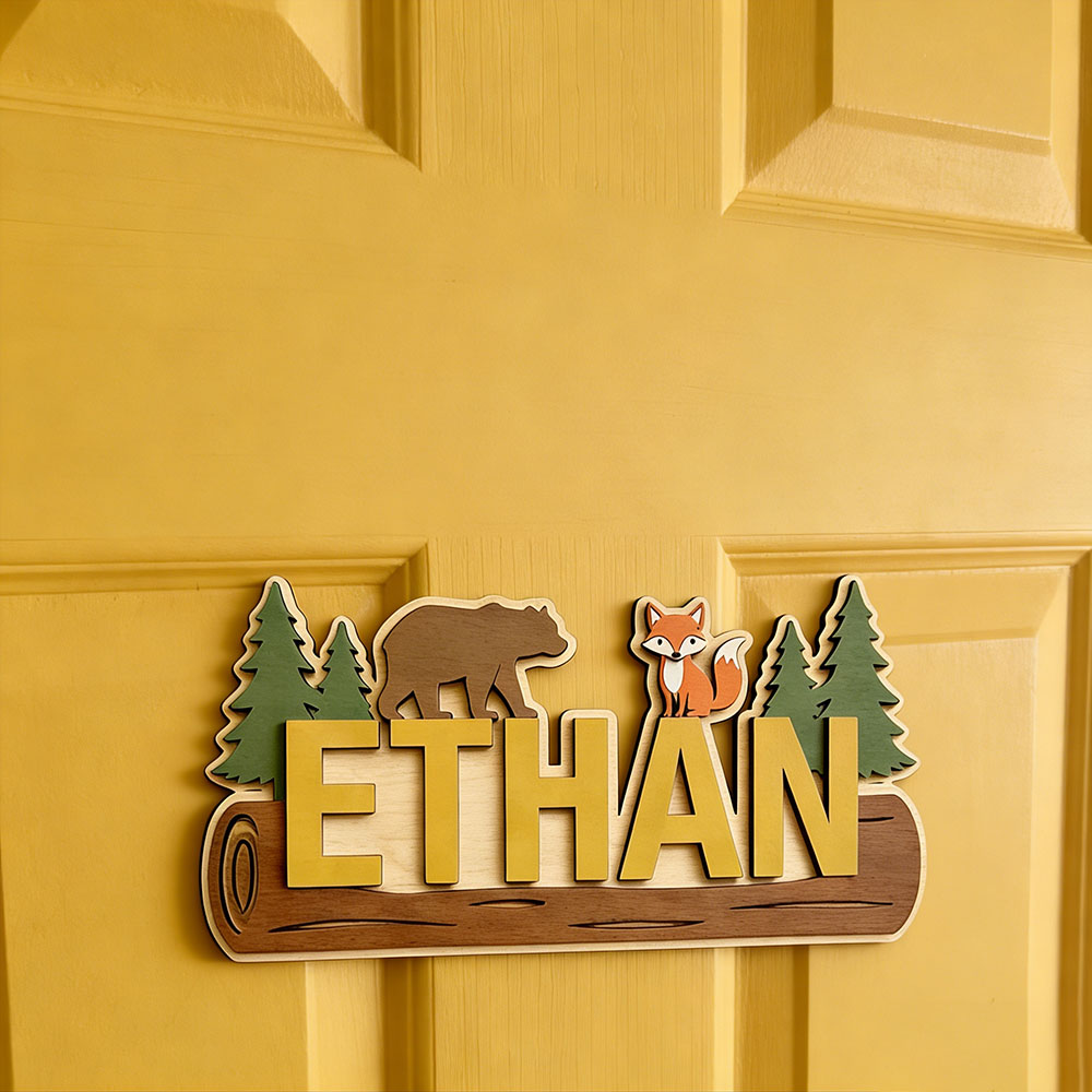 Woodland Forest Animal Persona - Baby Nursery Wall Decor review and price