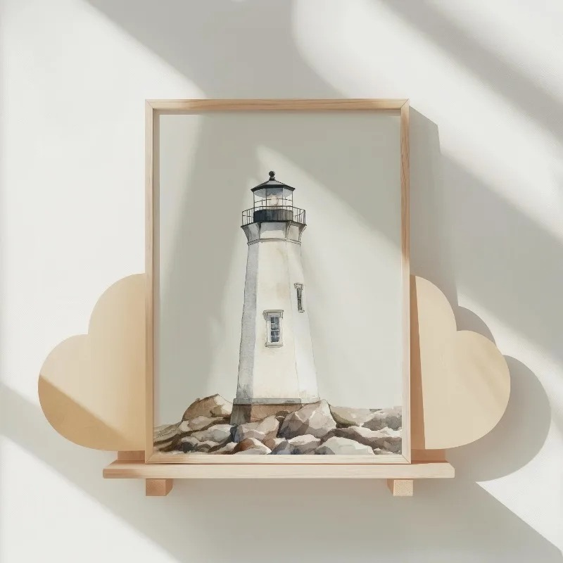 Neutral Nautical Nursery Art V - Baby Nursery Vintage review and price