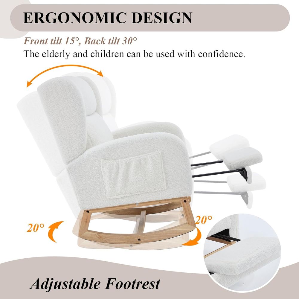 Upholstered Nursery Rocking Ch - Rocking Chair Nursery review and price