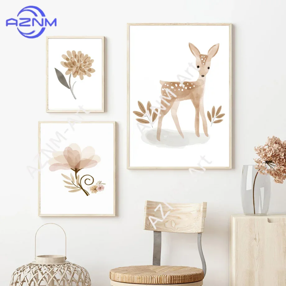 Boho Nursery Wall Art Canvas - - Baby Nursery Neutral review and price
