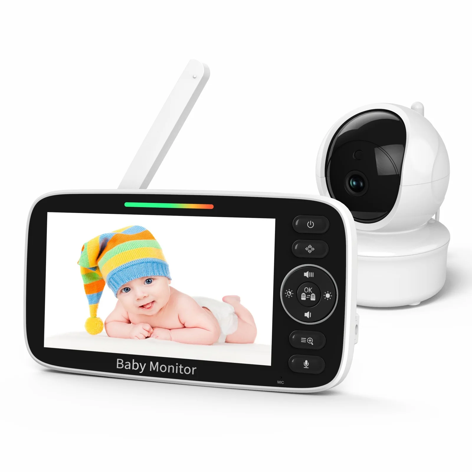 Baby Monitor with 5-inch LCD S - Baby Nursery Temperature review and price