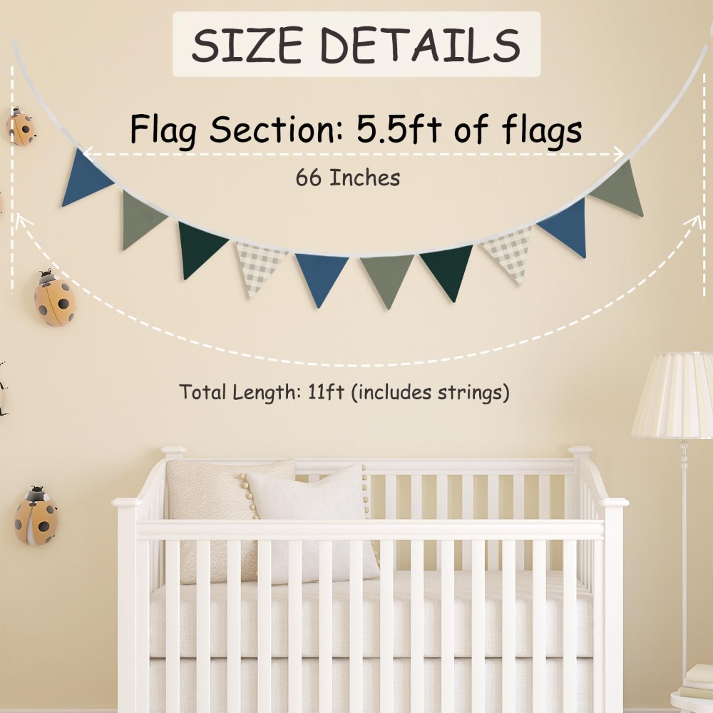 11ft Garland Triangle Banners  - Baby Nursery Bunting review and price