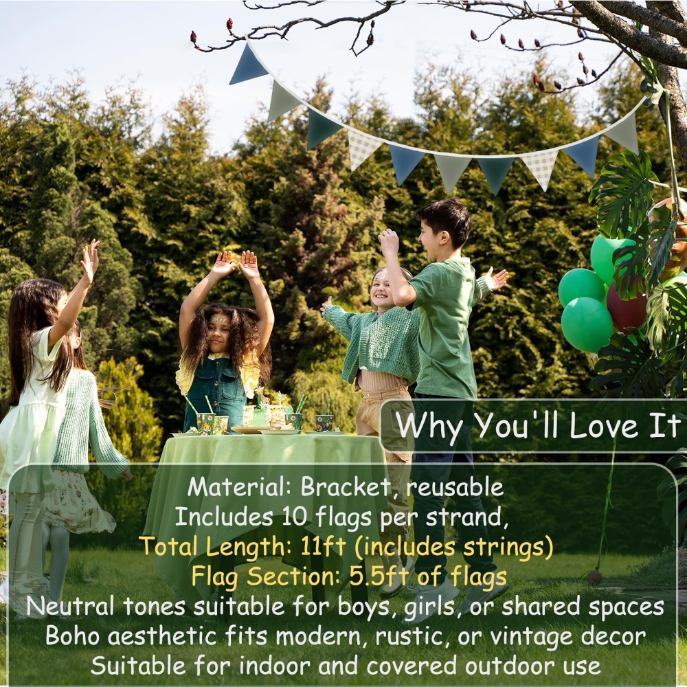 11ft Garland Triangle Banners  - Baby Nursery Bunting review and price