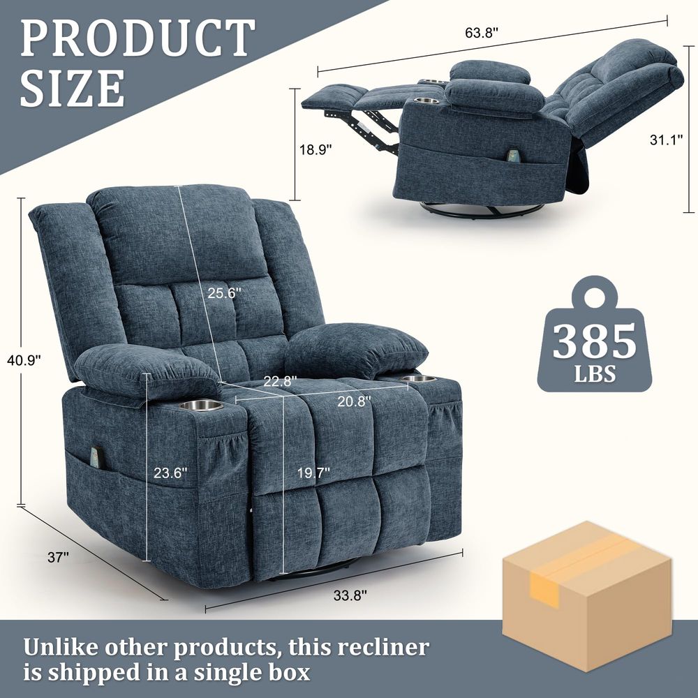 360 Swivel Rocker Recliner for - Rocking Chair Nursery review and price