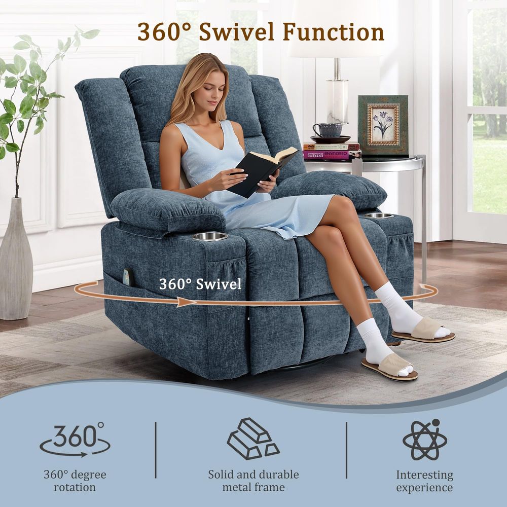 360 Swivel Rocker Recliner for - Rocking Chair Nursery review and price