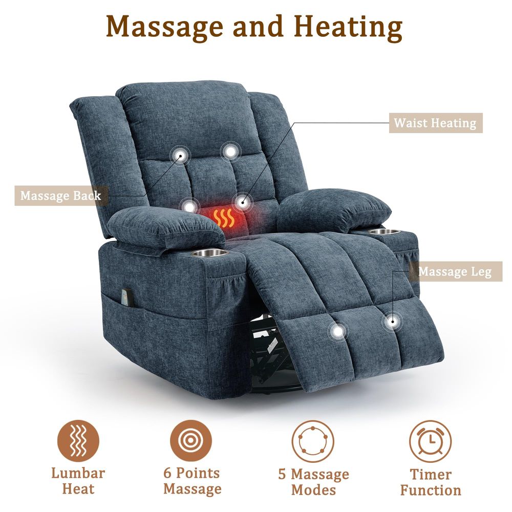 360 Swivel Rocker Recliner for - Rocking Chair Nursery review and price