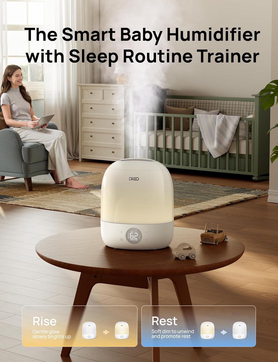 30H Cool Mist Humidifier with  - Humidifier Nursery Quiet review and price