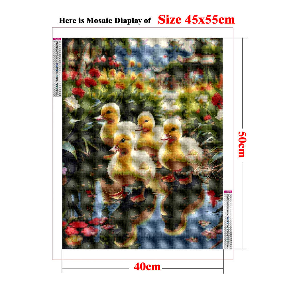 Yellow Duckling Diamond Art Ki - Baby Nursery Yellow review and price