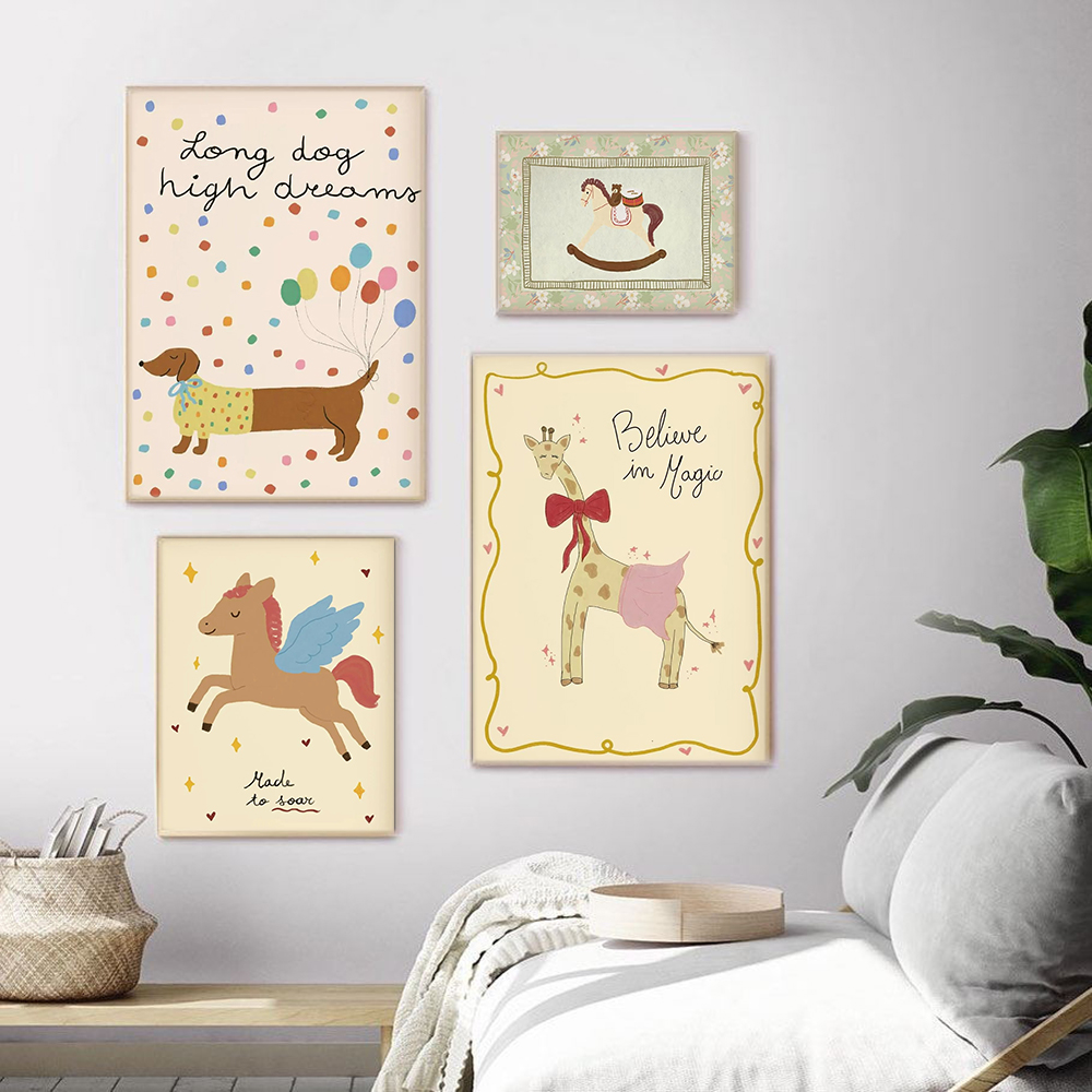 Vintage Rocking Horse Giraffe  - Baby Nursery Vintage review and price