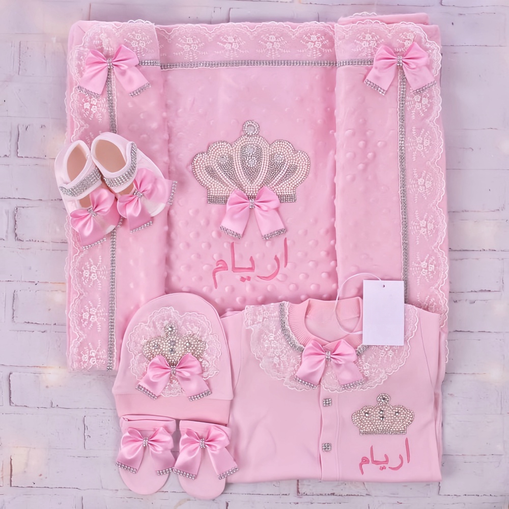 5pcs Baby Girl Newborn Jewels  - Baby Nursery Embroidery review and price