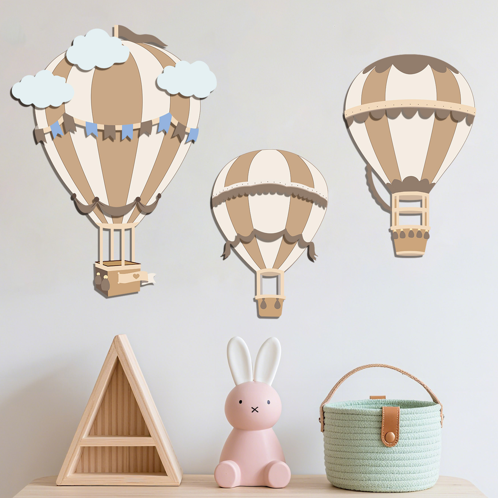 Neutral Hot Air Balloon Wooden - Baby Nursery Neutral review and price