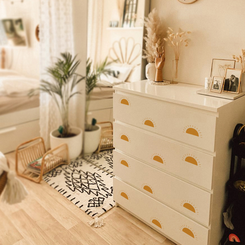 Boho Yellow Orange Half Sun Wa - Baby Nursery Yellow review and price