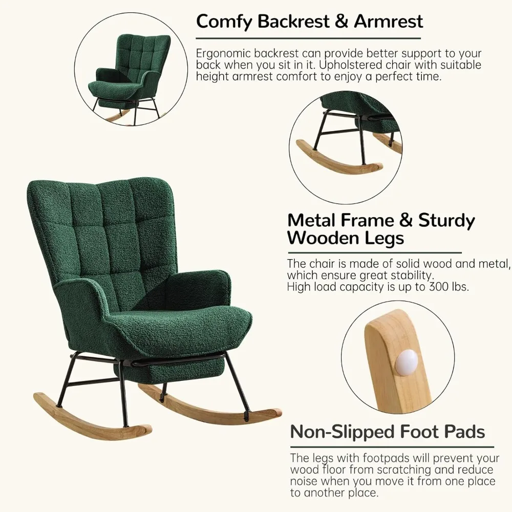 Nursery rocking chair, cushion - Rocking Chair Nursery review and price